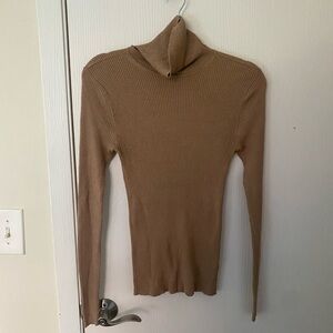 Express Ribbed Slim Fit Turtleneck